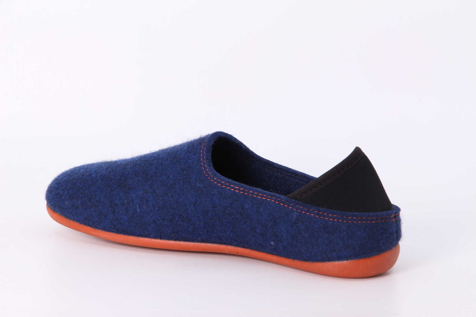Wool Slip-On midnight / orange