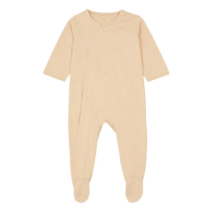 Bonjour Little Combinaison à Pied Perfect Coton Bio | Rose poudré