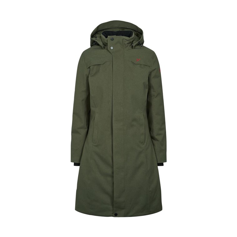 Nordisk Tana Elegant Down Insulated Coat Women Dark Moss