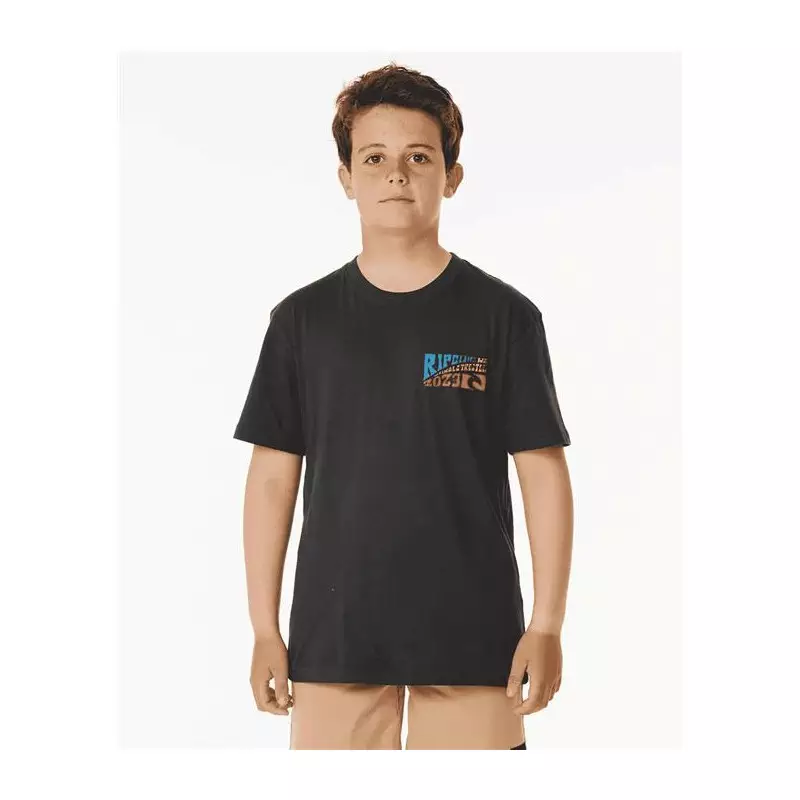 Teeshirt junior RIPCURL 2023 Ripcurl Wsl Finals - Kids Washed Black