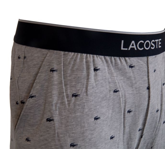 Lacoste Long Boxer Heren Grijs