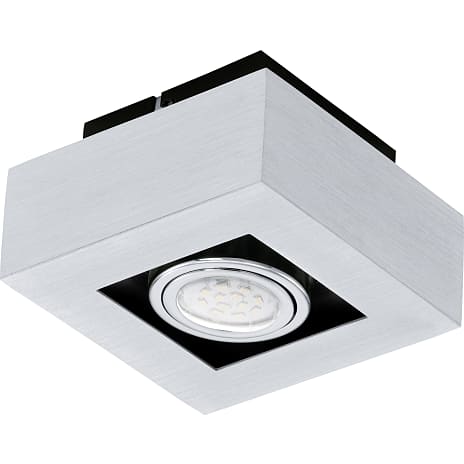 Loke LED loftlampe - børstet stål