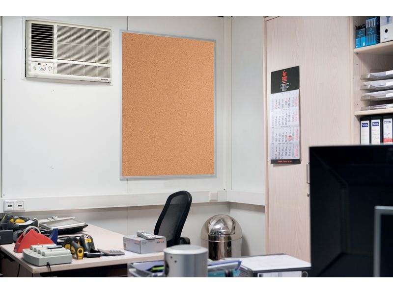 Franken Pinnwand X-tra!Line 90 cm x 120 cm, Braun Praktische Korktafel