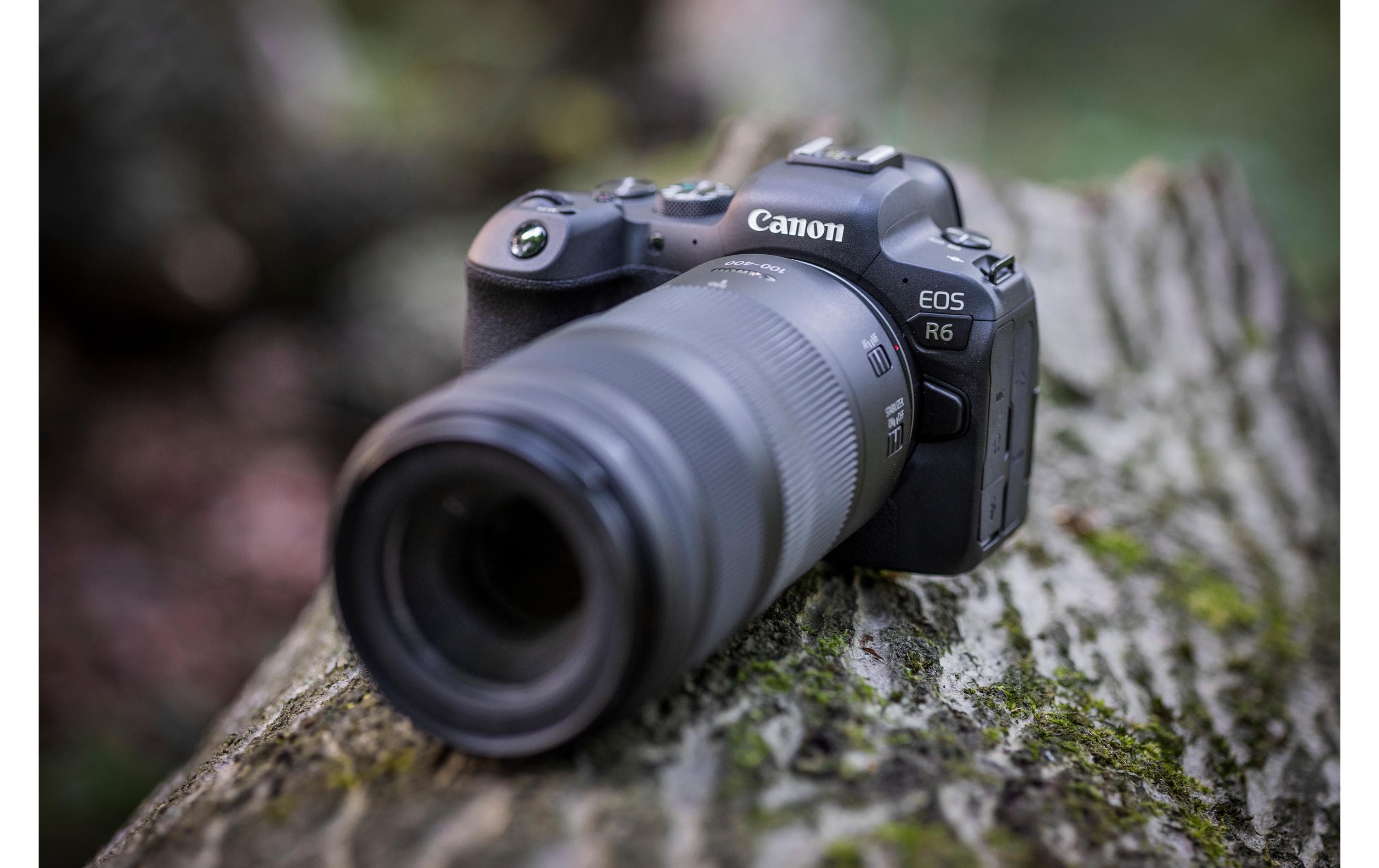 Zoomobjektiv RF 100-400 mm F/5.6-8.0 IS USM Canon RF<br>Leichtes, kompaktes Supertelezoom-Objektiv