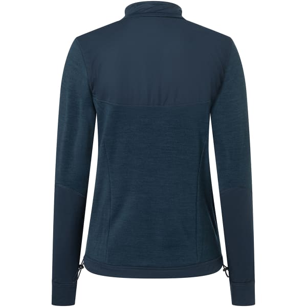 Veste polaire randonnée SUPER.NATURAL W ADVENTURE TRACK JACKET BLUEBERRY