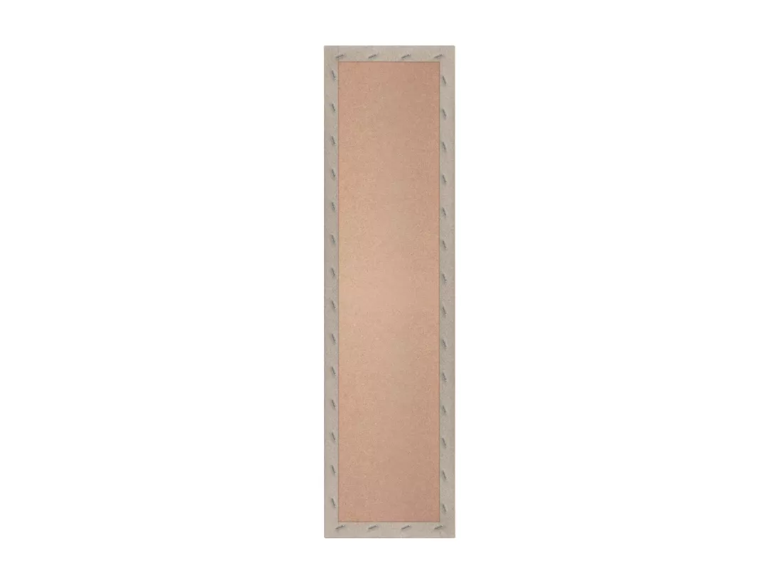 DHOME Lot de 6 Panneaux Rembourrés en Tissu Aqualine Autocollants pour Mur Acoustiques Absorbants Protection contre les Chocs (Beige, 60x30cm, x6)