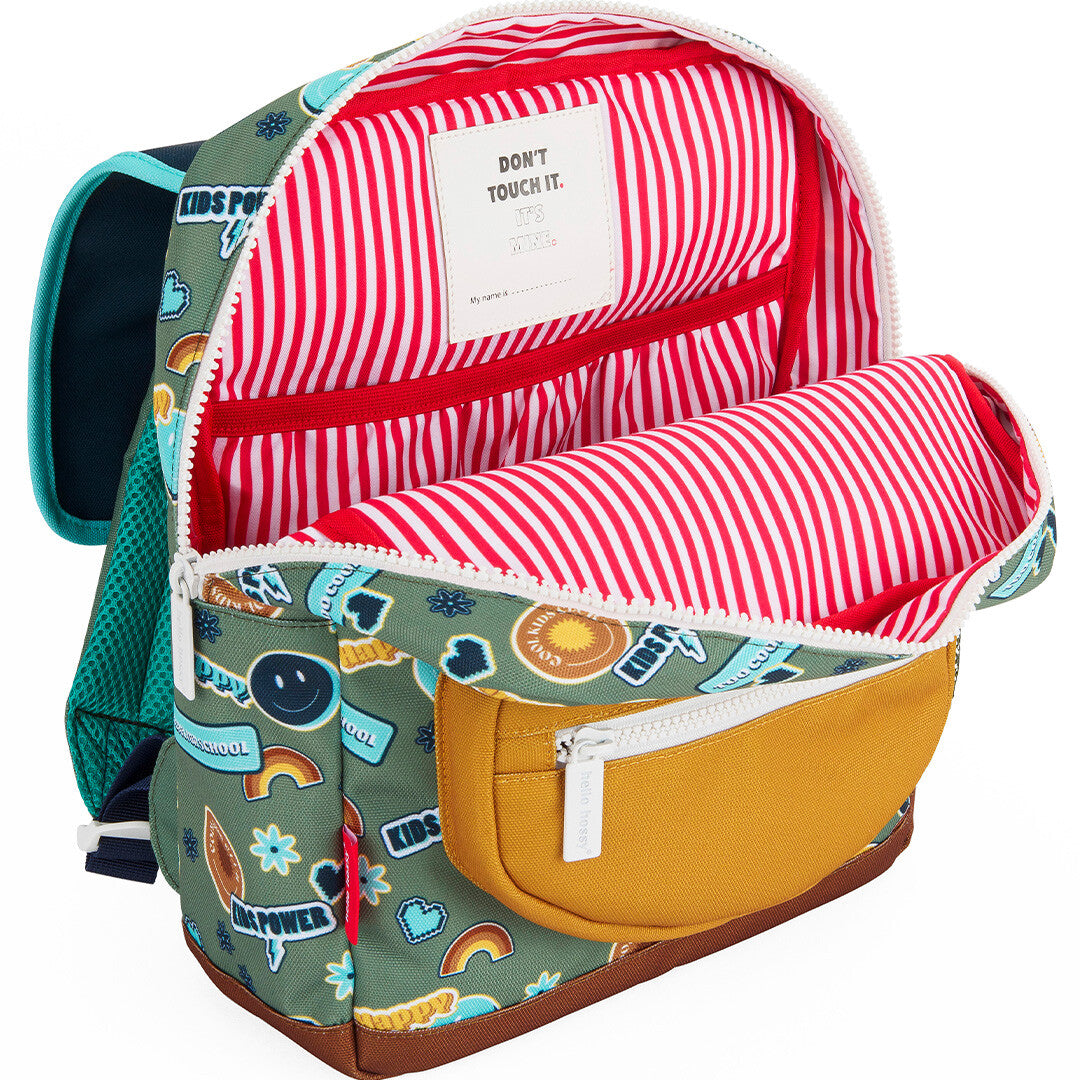 Hello hossy rugzak smiley - 38 cm