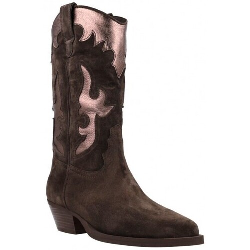 Alpe - Botas Camperas o Tejanas Mujer de Alpe Team 2088 Alpe Western Marrón
