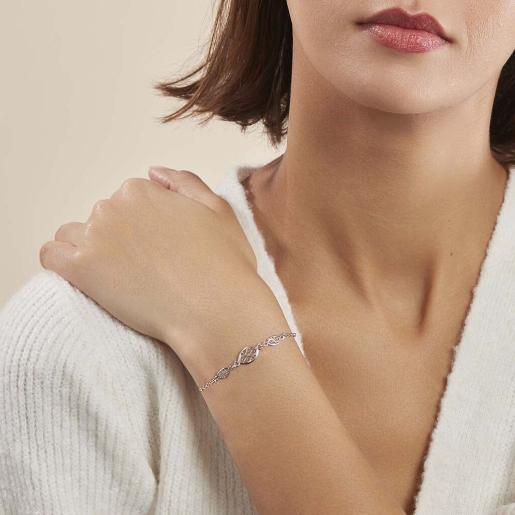 Bracelet Mahee Argent Blanc