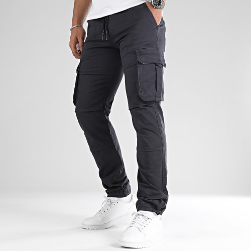 Pantalon Cargo Regular Fit 0218 Gris Anthracite