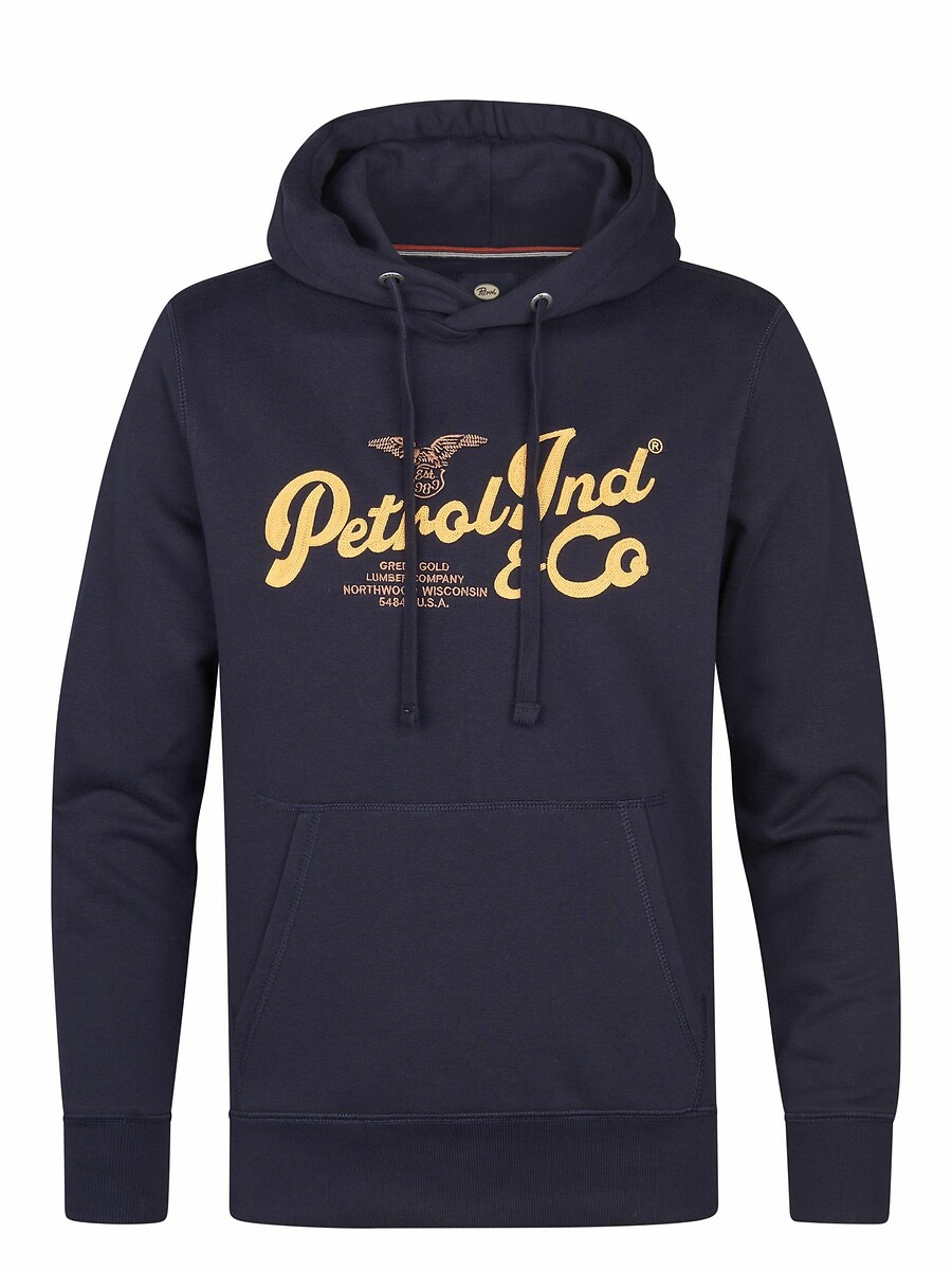 INDÚSTRIAS PETROLÍFERAS<br>Moletom com Capuz Estampado