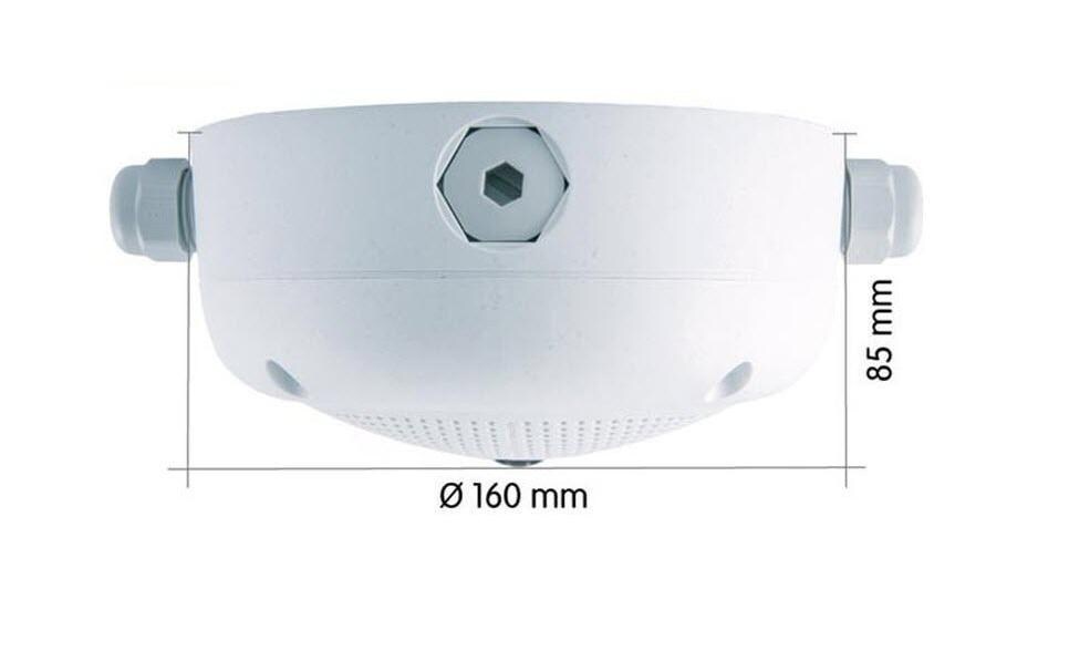 Decken- & Wandhalterung MX-OPT-AP Weiss 1 Stück<br>Aufputz-Set