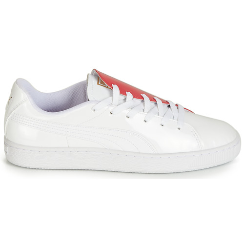 Puma - WN BASKET CRUSH.WH-HIBISCU - Blanc