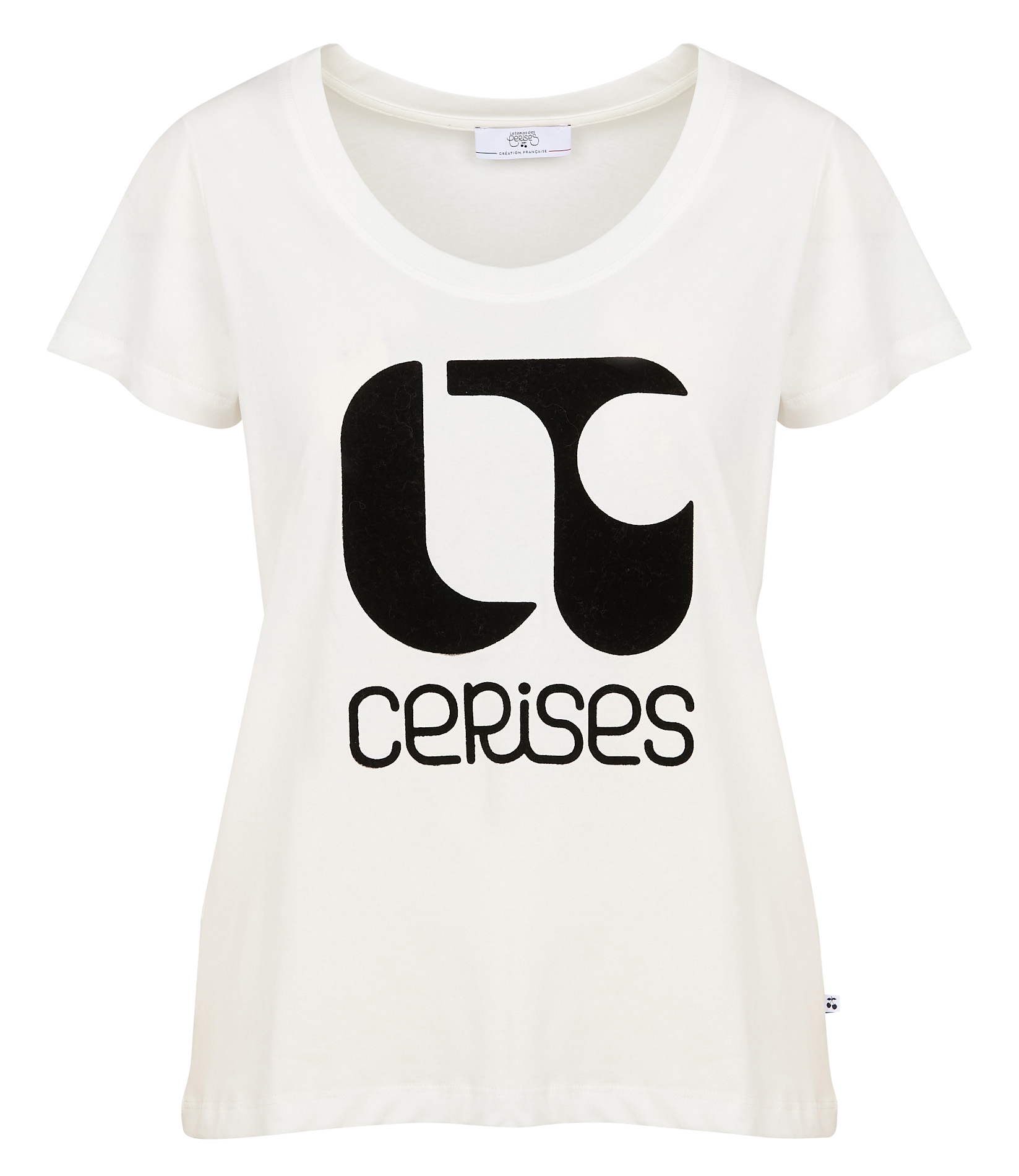 TAOLO - Tee-shirt manches courtes imprimé| Blanc