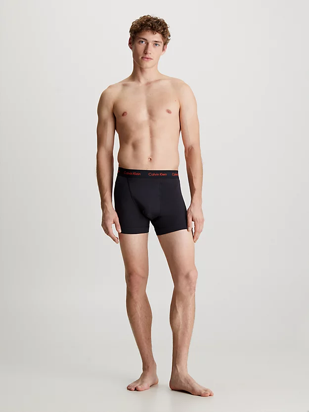 Pacote com 3 Cuecas Boxer - Algodão Elástico