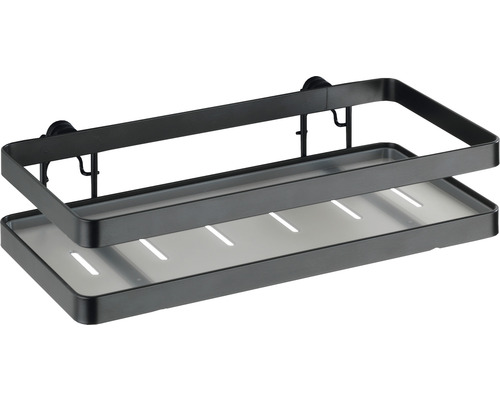 Universele plank Wenko Turbo-Loc Gala zwart + adapter