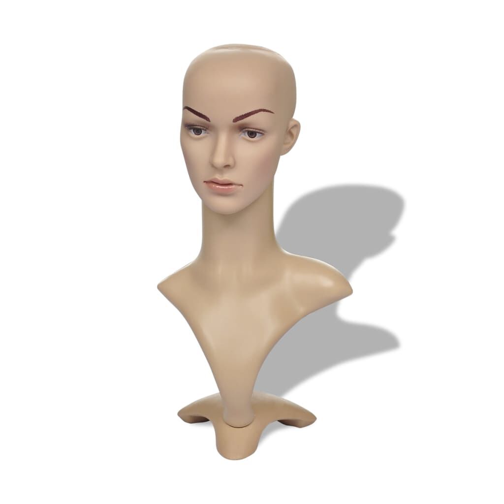 vidaXL Mannequin A, Dameshoofd