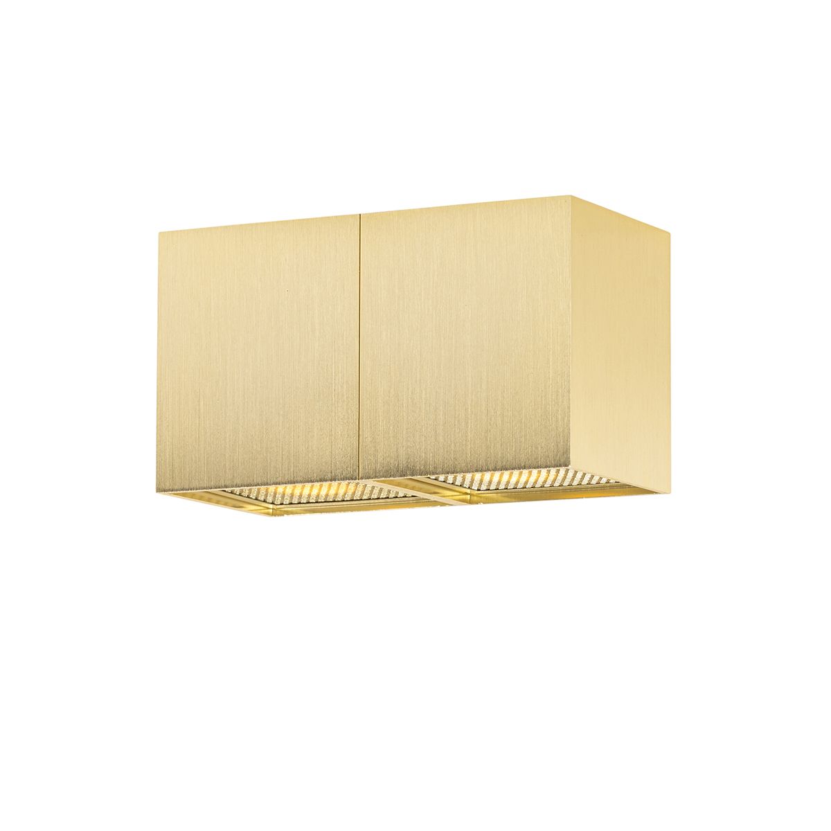 Design spot goud 2-lichts - Qubo Honey