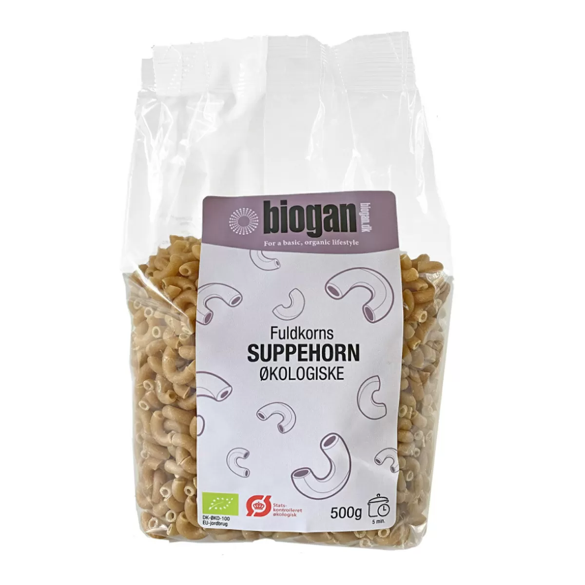 Biogan Suppehorn fuldkorn Ø - 500 gr