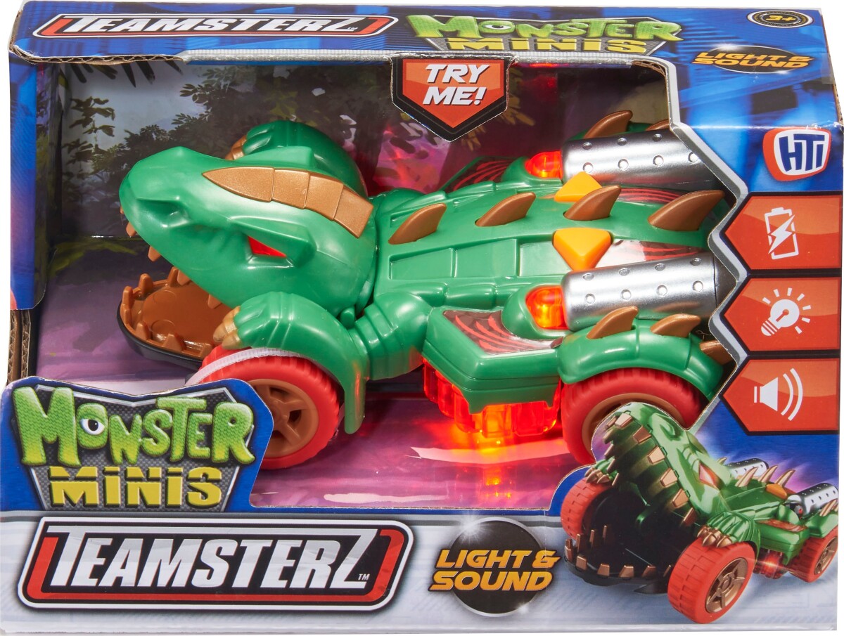 Teamsterz - Monster Minis Dino Med Lys Og Lyd
