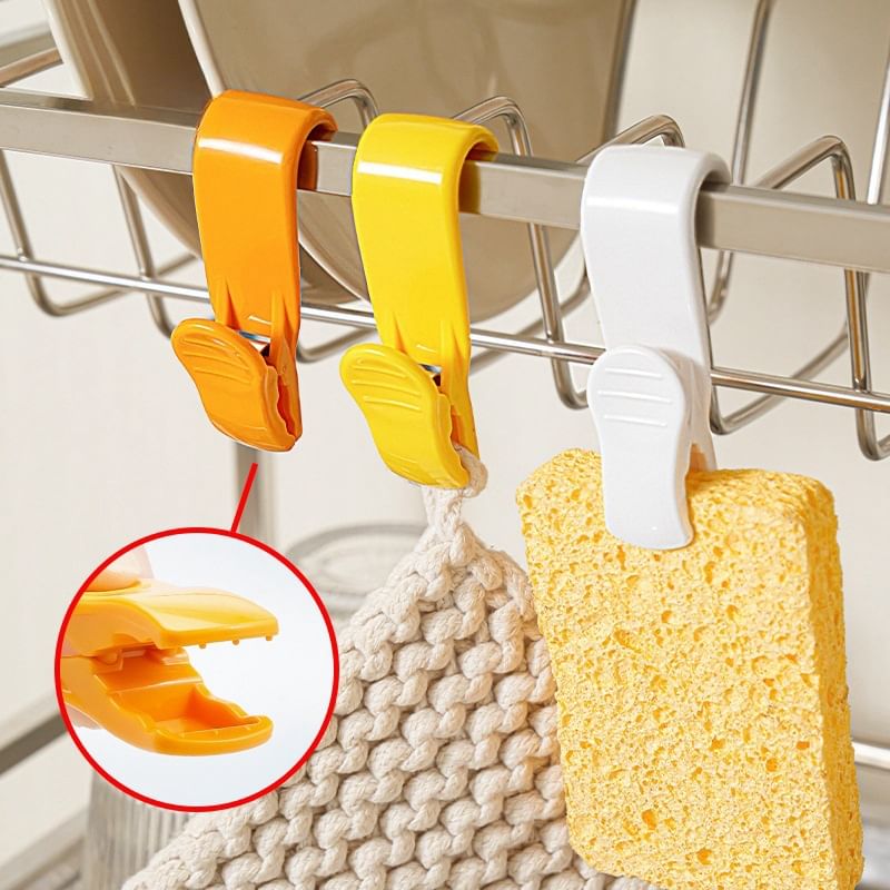 opholyee - Set van 4: Plastic haak met pin