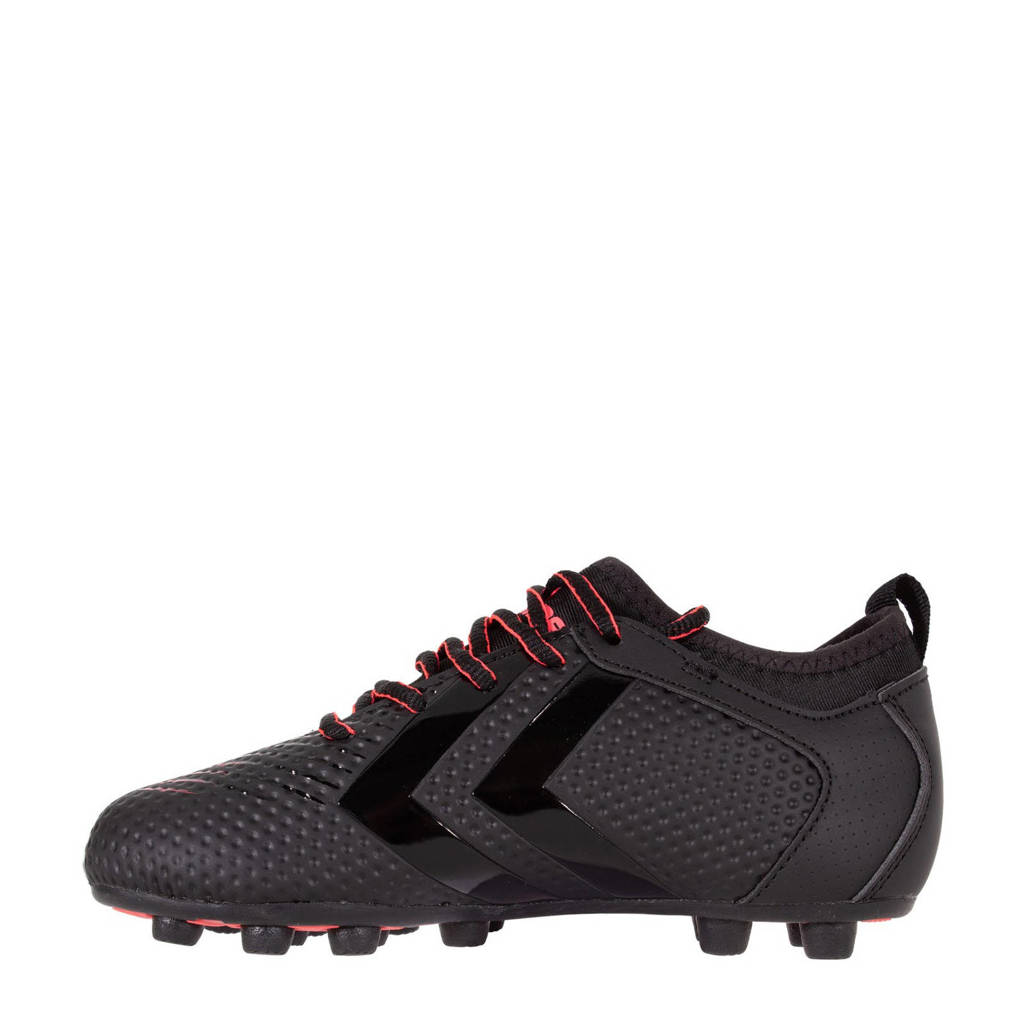 hummel Zoom FG junior voetbalschoenen zwart/rood