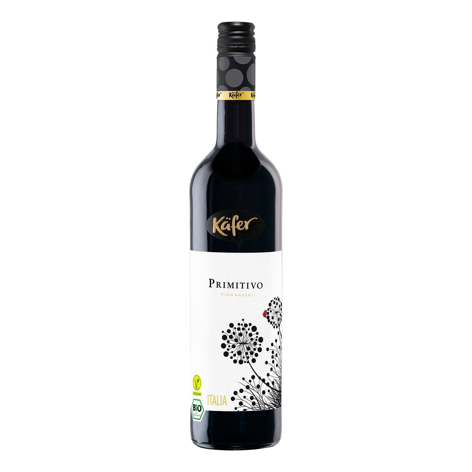 Käfer Primitivo Bio Vegan IGP trocken 13,0 % vol 0,75 Liter