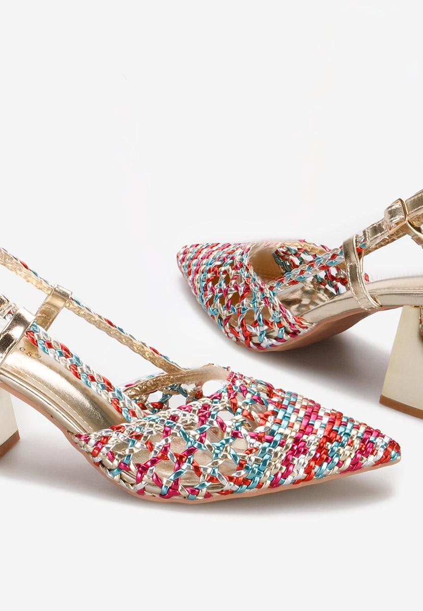 Chaussures slingback multicolores Letira