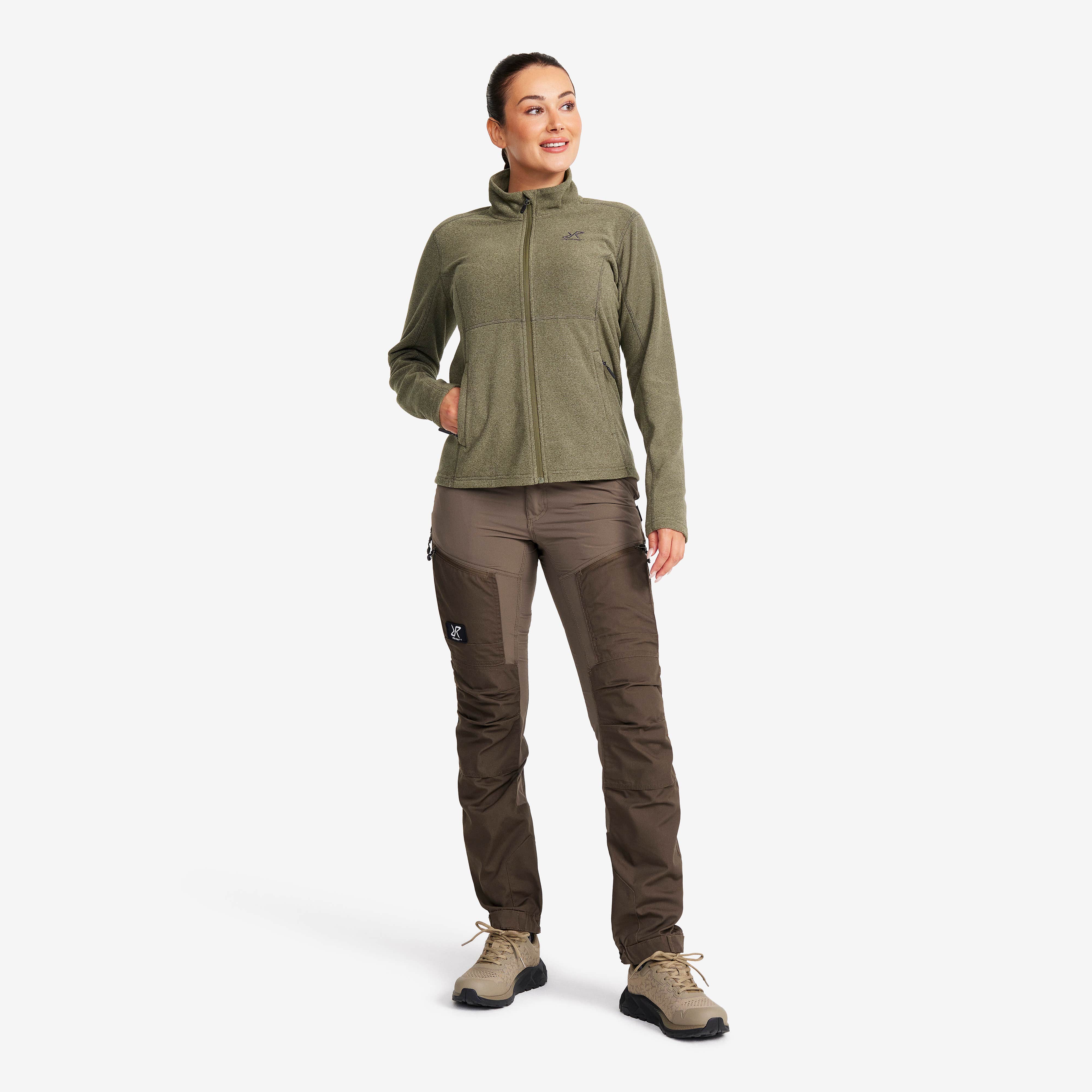 Essential Full-zip Fleece Dame Grape Leaf