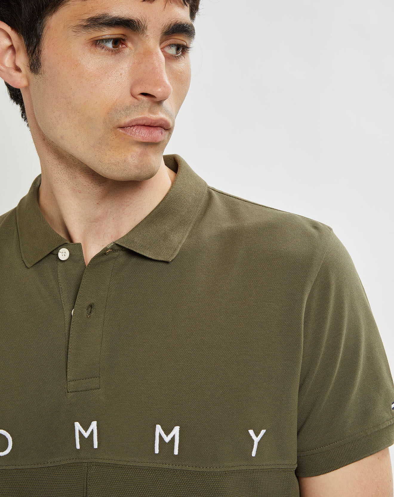 Tommy Hilfiger Polo Large Flag kaki