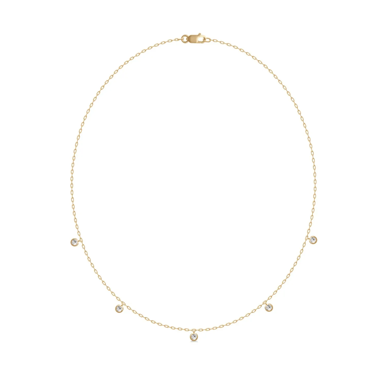 Julie Sandlau Grace Necklace Halskæde 22 kt. Forgyldt Sølv NL578GD