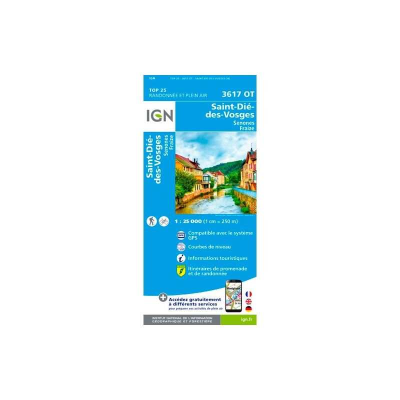 St-Dié-Des-Vosges.Senones.Fraize - Carte topographique