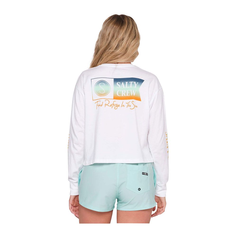 Salty Crew BEACONS - Short Femme sea foam