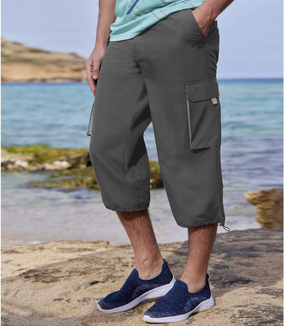 Pantacourt Cargo Microfibre Détente