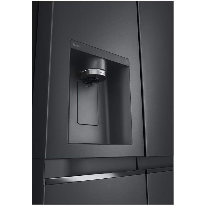 LG Side-by-Side GSLV91MCAC Matte Black - interner Wassertank