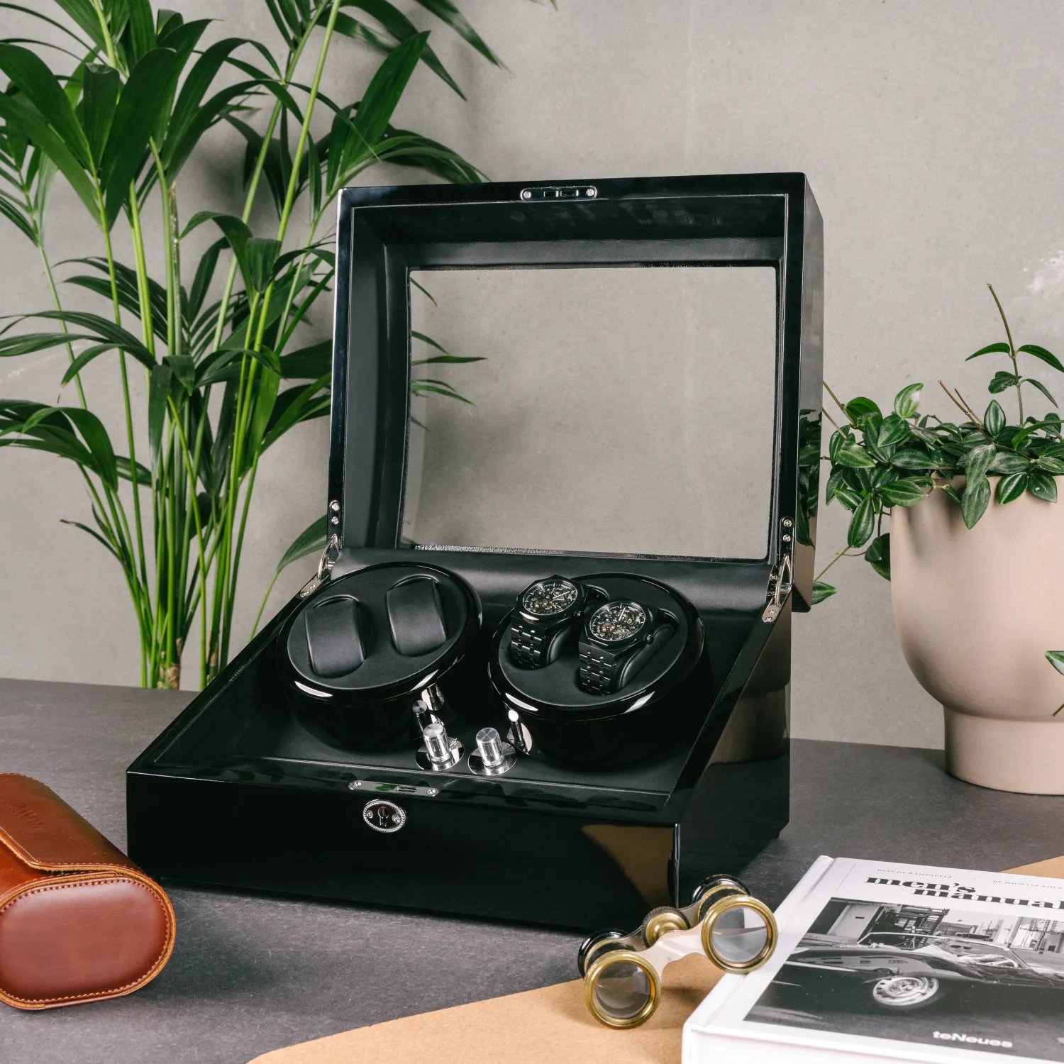 Mulhouse Watch Winder 10 ure Sort Træ KXD0487
