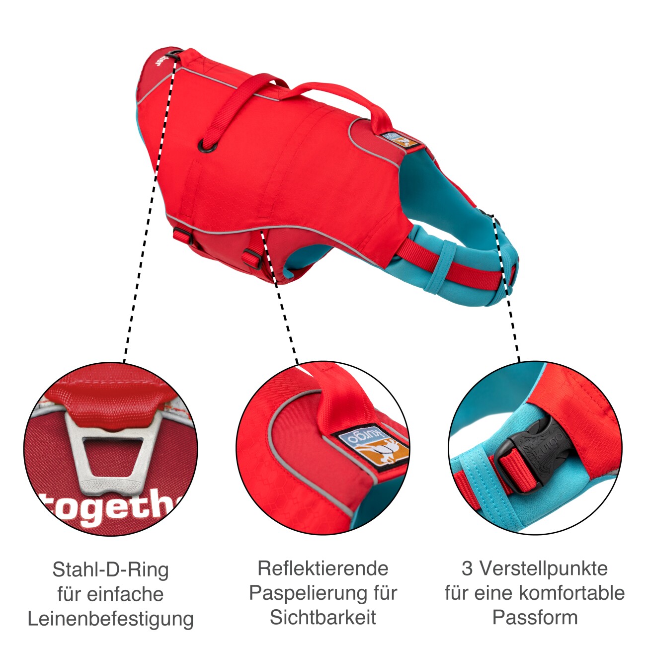 Kurgo Surf N Turf Hundeschwimmweste XS