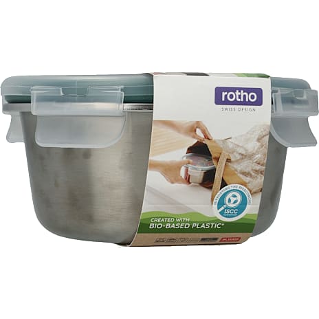 Rotho Nala madopbevaring rund - stål (900ml)