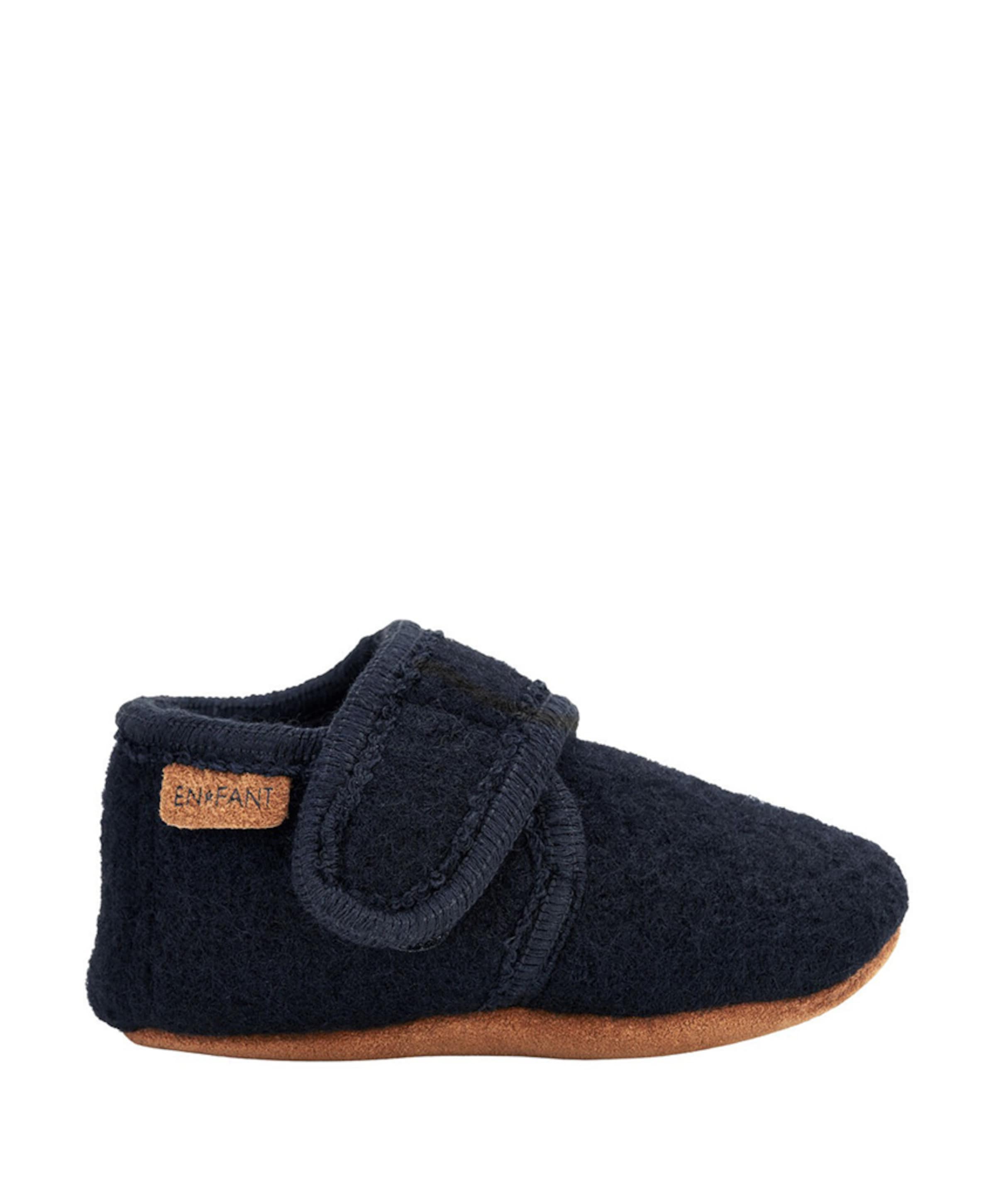 EN FANT Baby wool slippers uniseks pantoffels  blauw