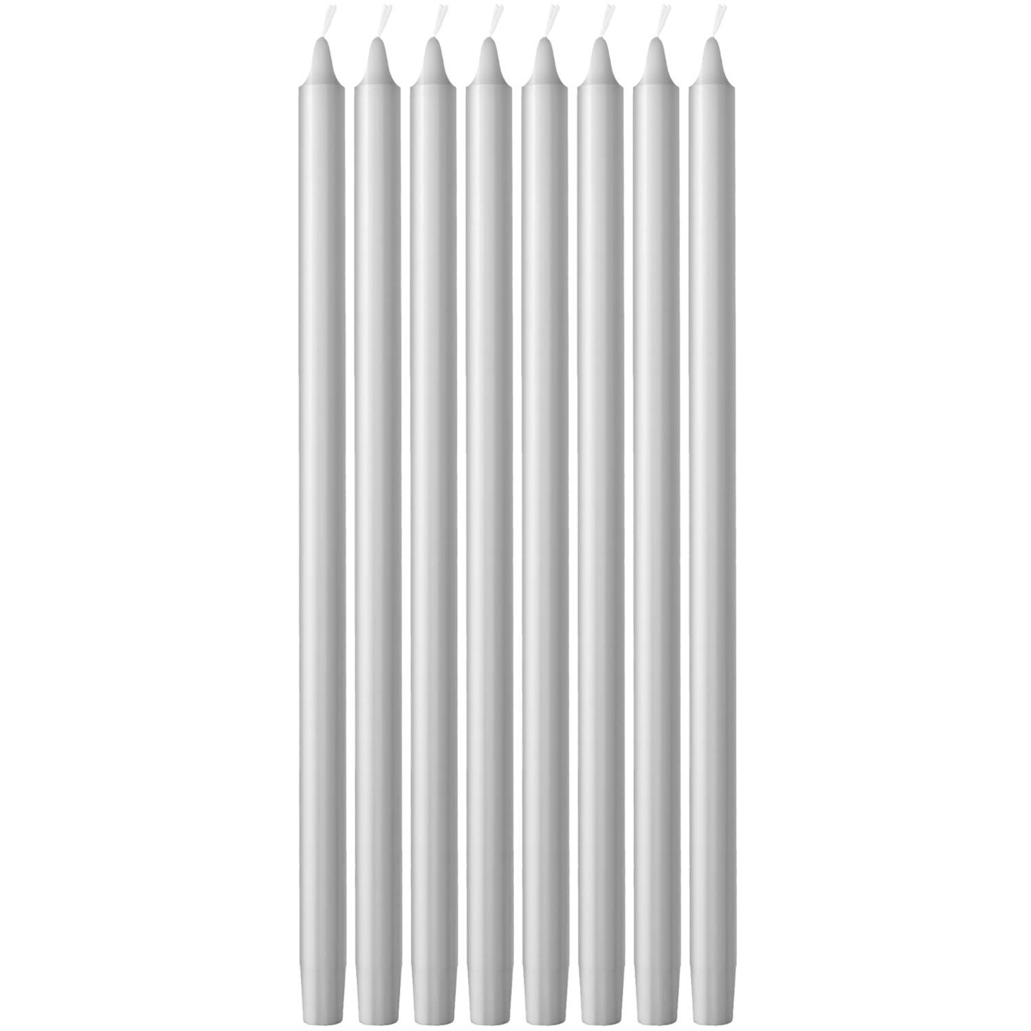 Zilveren Kaarsen 10cm 12st