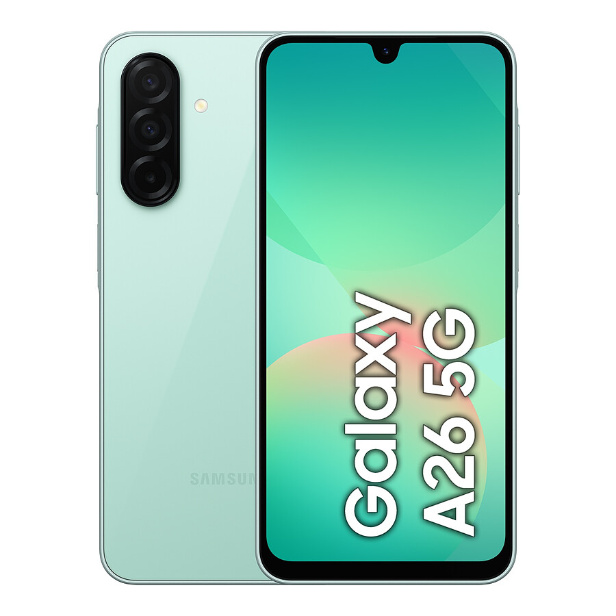 Samsung Galaxy A26 5G (Vert d'eau) - 128 Go - 6 Go