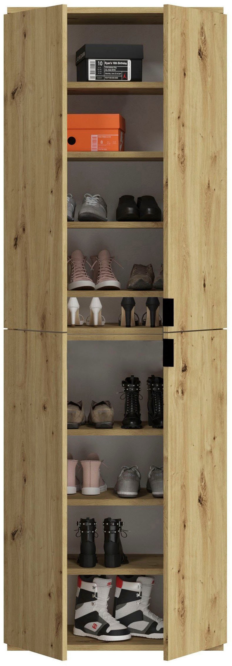 INOSIGN Garderoben-Set »Trondheim, Breite 212 cm, 5-teilig, bestehend aus:« Set, 4 Stk. tlg.