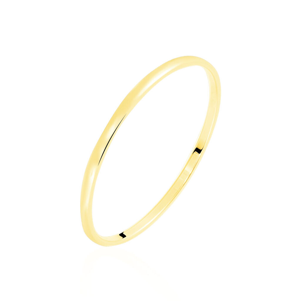 Alliance Demi Jonc Classique Or Jaune