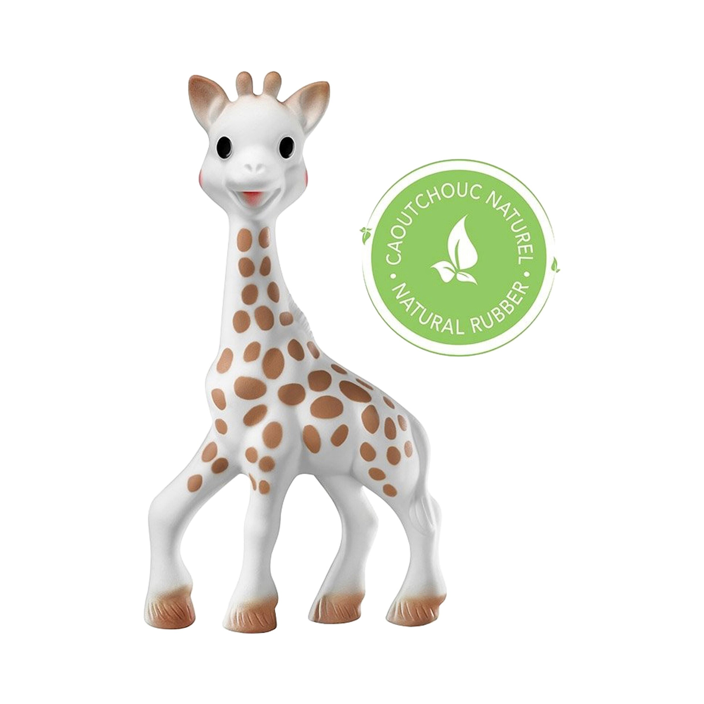 Sophie la girafe Geschenkset mit Greifling aus Naturkautschuk, Rassel & Stoffbuch