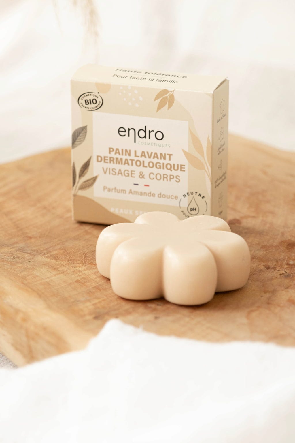 endro cosmétiques  Sweet Almond Dermatological Face & Body Wash, 85 ml