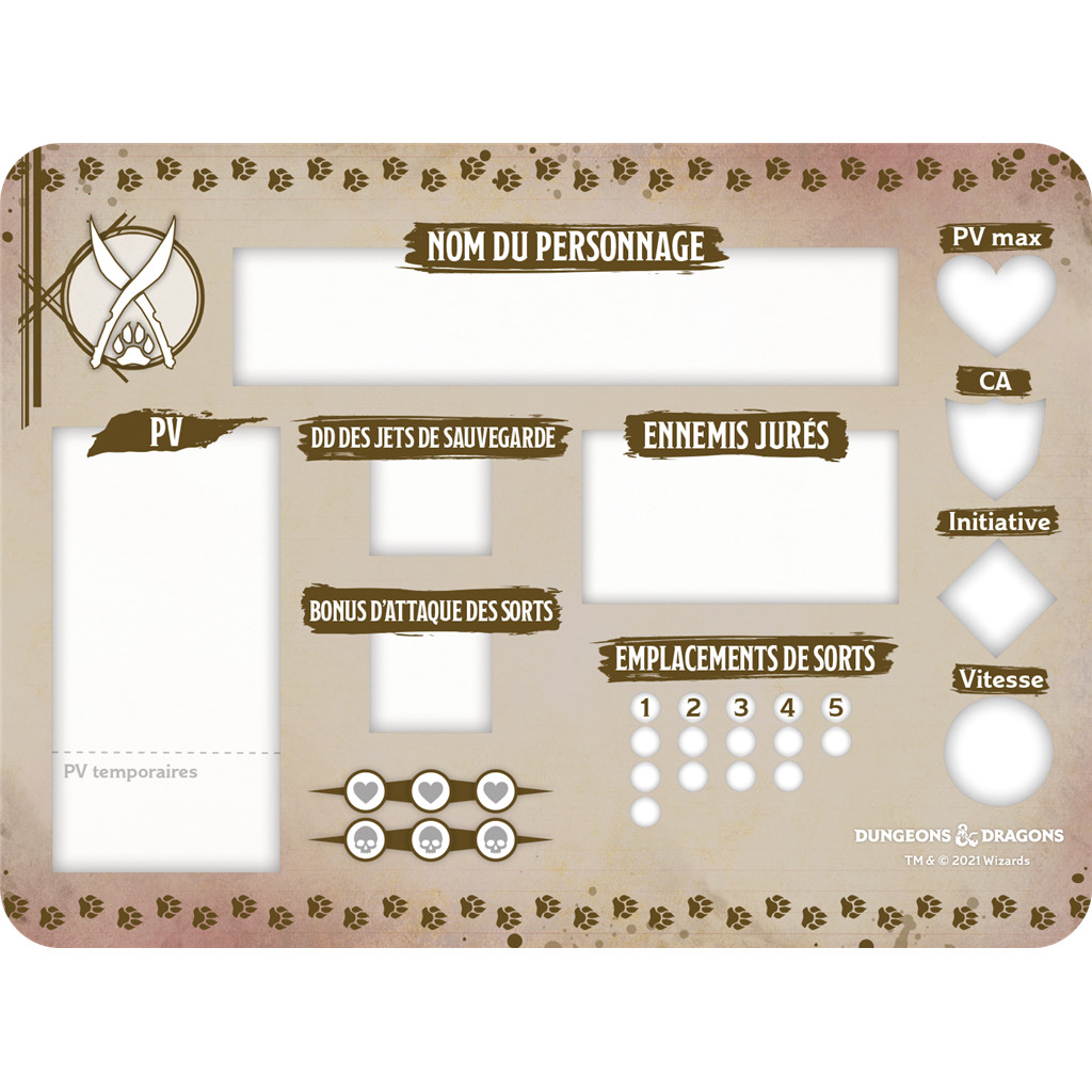 D&D 5 - Set de jetons :