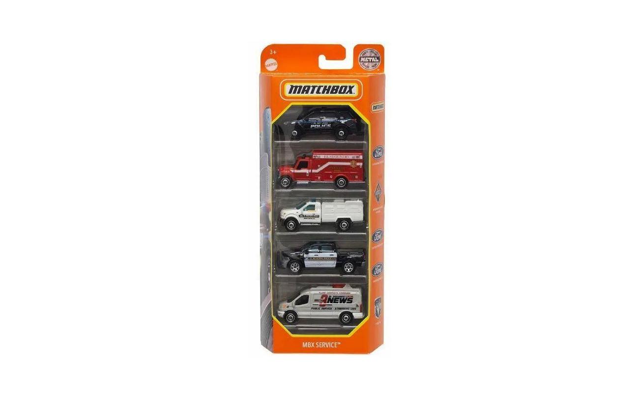 Matchbox 5-pack autootjes