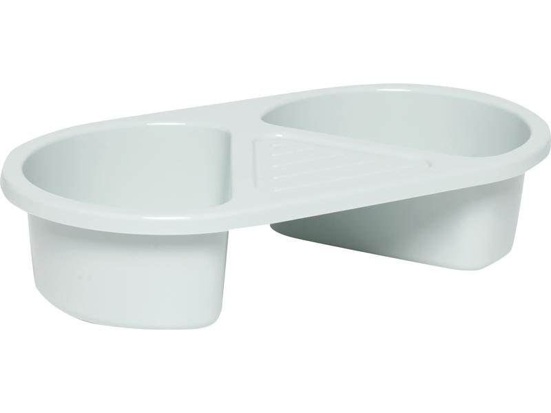 ZEWI bébé-jou Kinder-Waschbecken Sky Green 2-teilig Mobile Waschschüssel