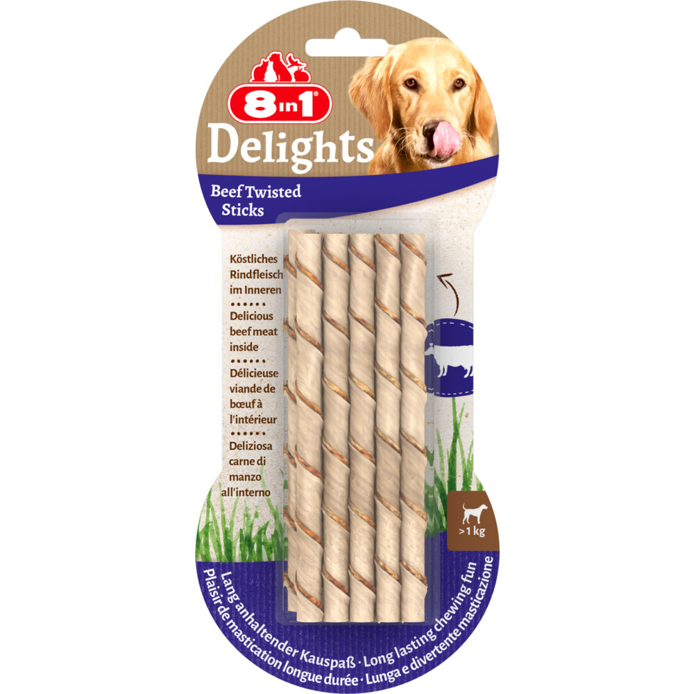 8in1 Delights Twisted Sticks Rund10 stuks