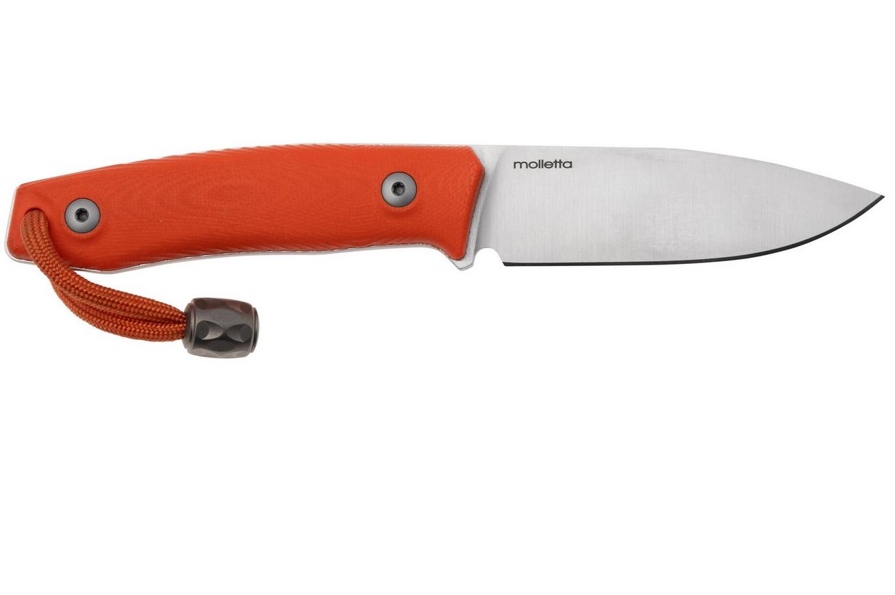 LionSteel M1-GOR Orange G10, vaststaand mes